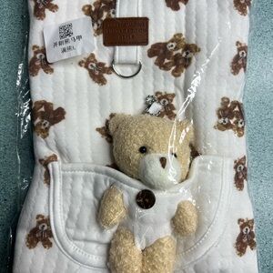 JATMIRA PET APPAREL PLUSH BEAR PATTERN, size large